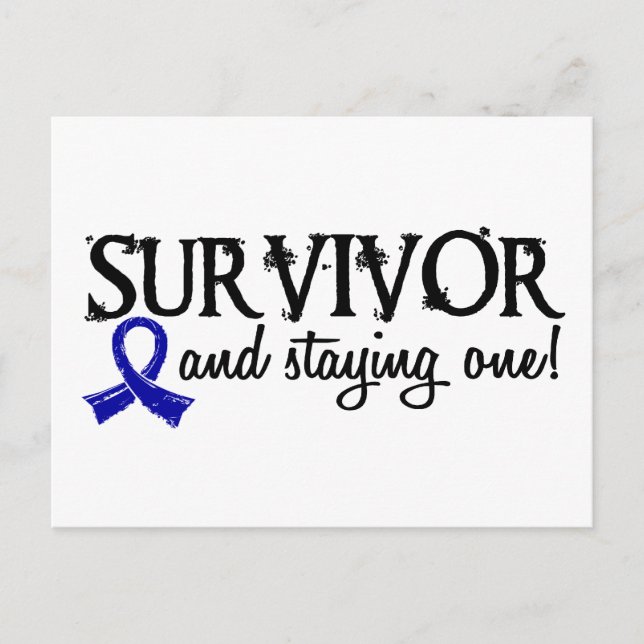Carte Postale Cancer rectal Survivant 18 (Devant)