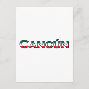 Carte Postale Cancun (logo texte)