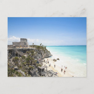 Carte Postale Cancun, Quintana Roo, Mexique - Ruines sur une col
