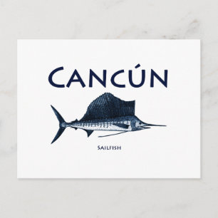 Carte Postale Cancun Sailfish