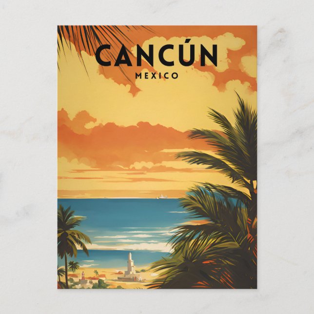 Carte Postale Cancun Travel (Devant)