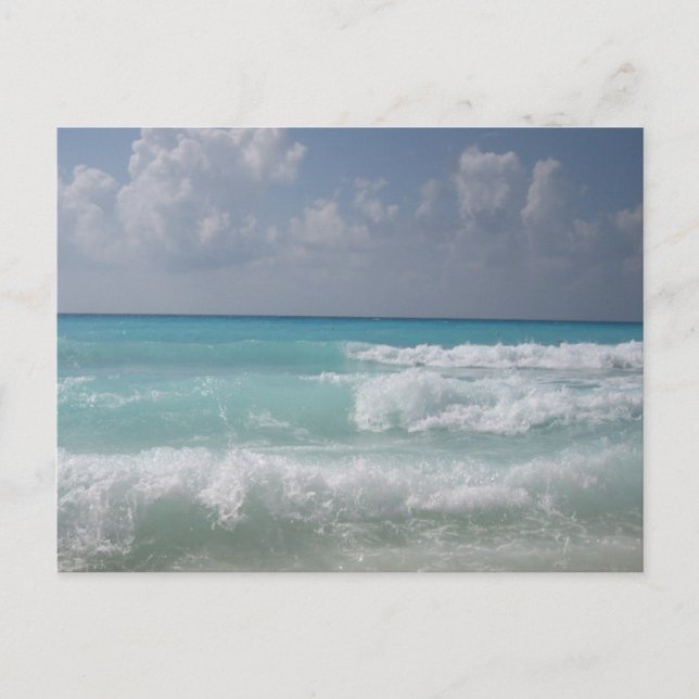 Carte postale Cancun Waves (Devant)