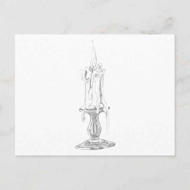 Carte Postale Candle Postcard (Devant)