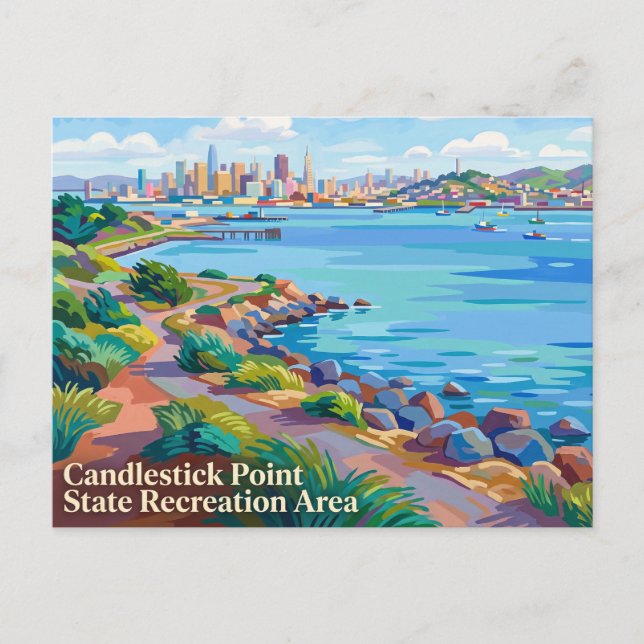Carte Postale Candlestick Point State Recreation Area Californie (Devant)