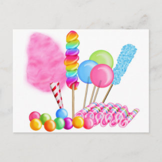 Carte Postale Candy Circus
