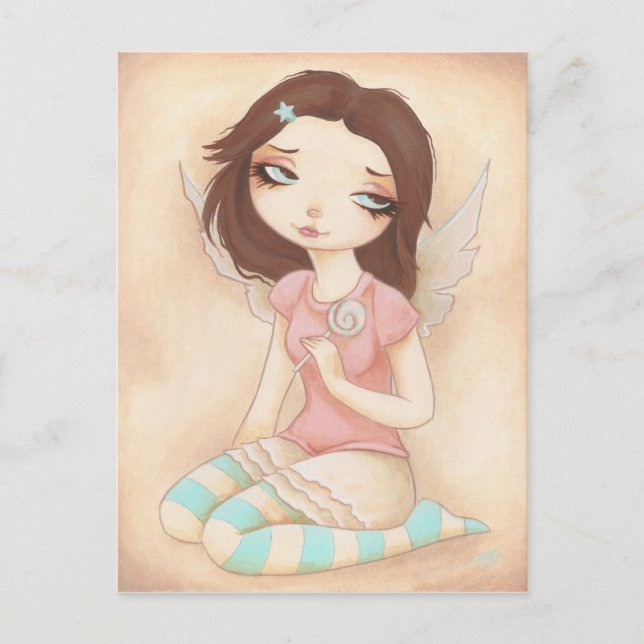 Carte Postale CANDY FAIRY quelque chose de doux (Devant)