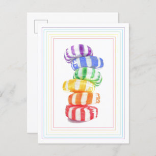 Carte postale CANDY RAINBOW