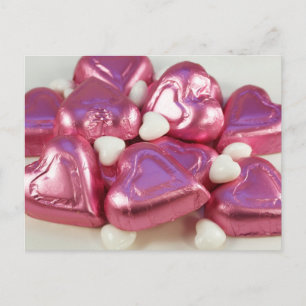 Carte Postale Candy rose