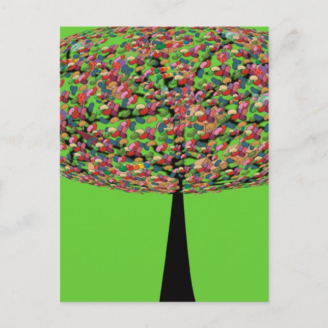 Carte Postale Candy Tree (Devant)