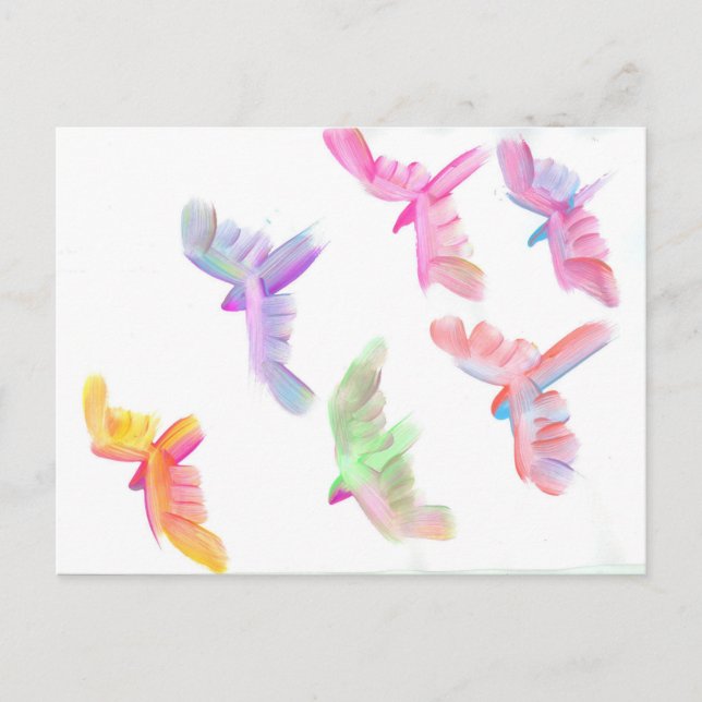 Carte Postale Candy Waters Artiste de l'autisme (Devant)