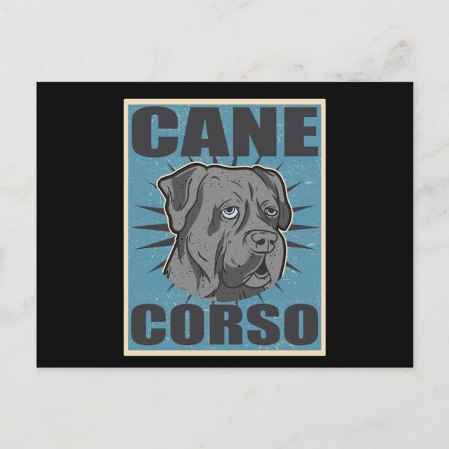 Carte Postale Cane Corso Italiano Dog | Cane Corsos (Devant)