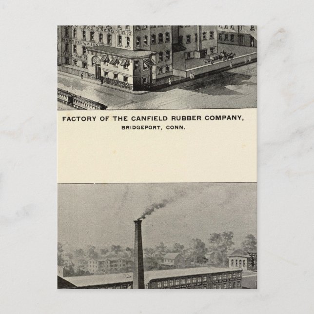 Carte Postale Canfield Rubber Co (Devant)