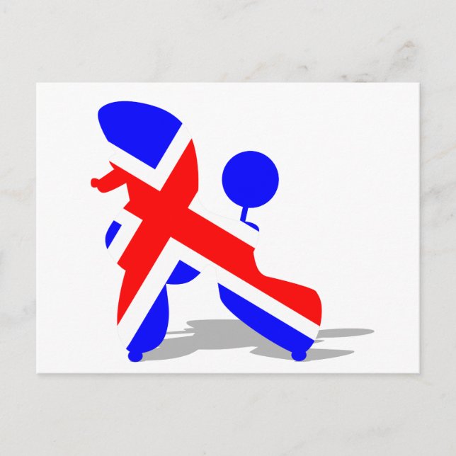 Carte Postale Caniche british (Devant)