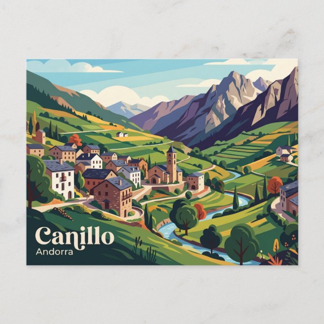 Carte Postale Canillo, Andorre Andorre (Devant)