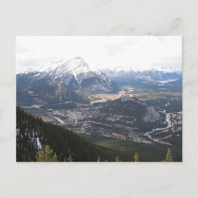 Carte Postale Canmore Les sources mystiques de l'Alberta (Devant)