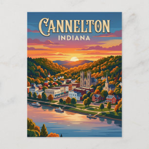 Carte Postale Cannelton États-Unis