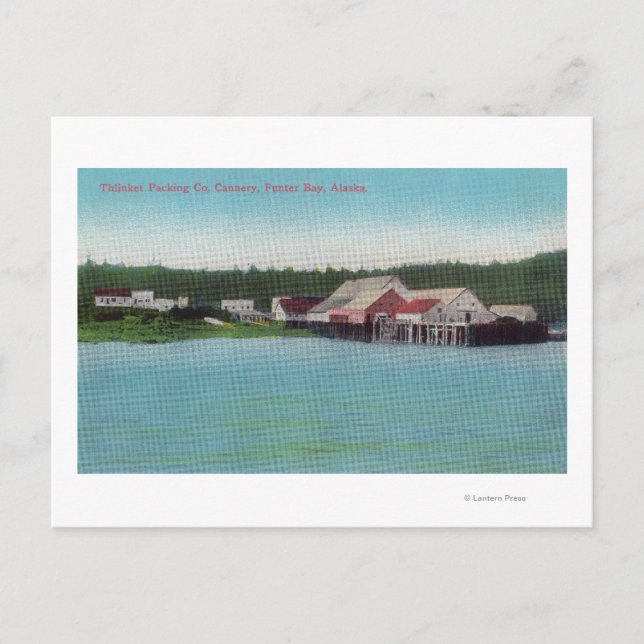 Carte Postale Cannerie Saumon de Thlinket Packing Co. (Devant)