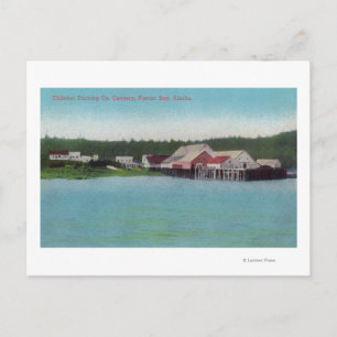 Carte Postale Cannerie Saumon de Thlinket Packing Co.