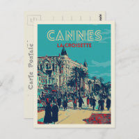 Cannes Côte d'Azur France, vue rétros Croisette