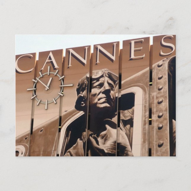 Carte Postale cannes horloge de film (Devant)