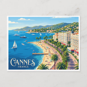 Carte Postale Cannes La Croisette France