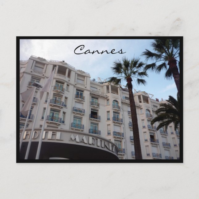 Carte Postale cannes martinez (Devant)