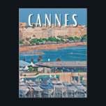 Carte Postale Cannes Photo Vintage<br><div class="desc">Cannes est une commune française de la communauté d'agglomération Cannes Pays de Lérins située dans le département des Alpes-Maritimes,  en région Provence-Alpes-Côte d'Azur</div>