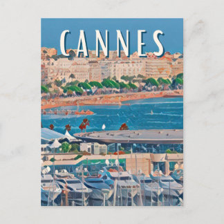 Carte Postale Cannes Photo Vintage