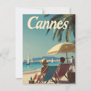 Carte Postale Cannes vintage