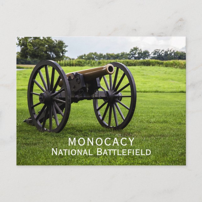 Carte Postale Cannon, bataille de Monocacy, Maryland (Devant)