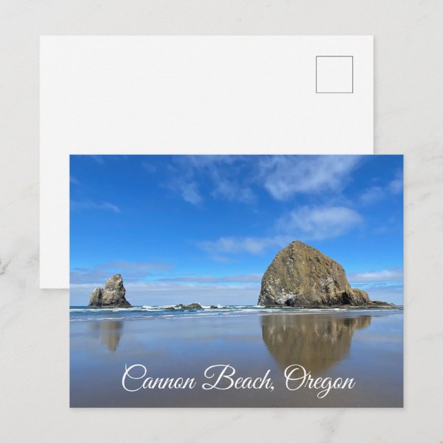 Carte Postale Cannon Beach Oregon (Devant / Derrière)