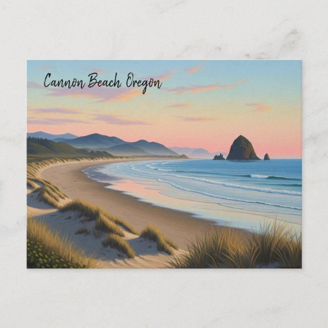 Carte Postale Cannon Beach Oregon Travel (Devant)