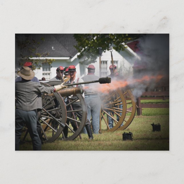 Carte Postale Cannon de guerre civile (Devant)