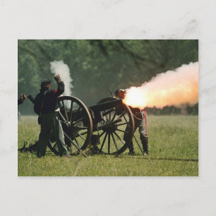 Carte Postale Cannon de guerre civile