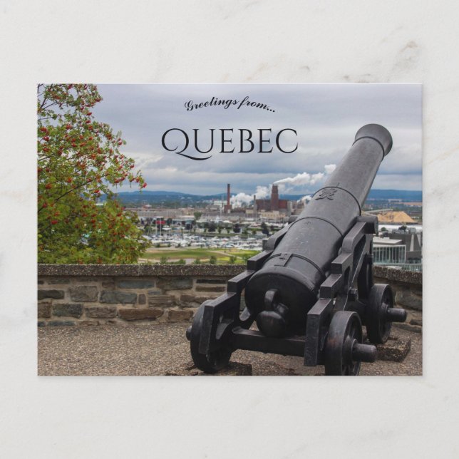 Carte Postale Cannon in Quebec Canada (Devant)