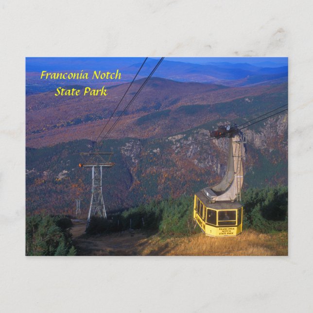 Carte Postale Cannon Mountain Tram, Franconia Notch (Devant)