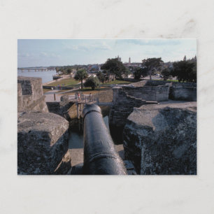 Carte Postale Cannon sur Castillo de San Marcos
