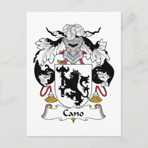 Carte Postale Cano Family Crest