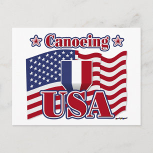Carte Postale Canoë USA