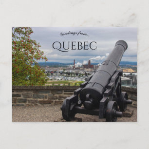 Carte Postale Canon à Québec Canada