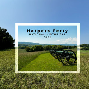Carte Postale Canons, Guerre civile, Harpers Ferry PSN