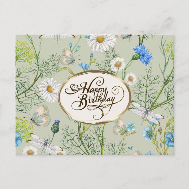 Carte Postale Cantique d'anniversaire du Cantique de Salomon 2:1 (Devant)