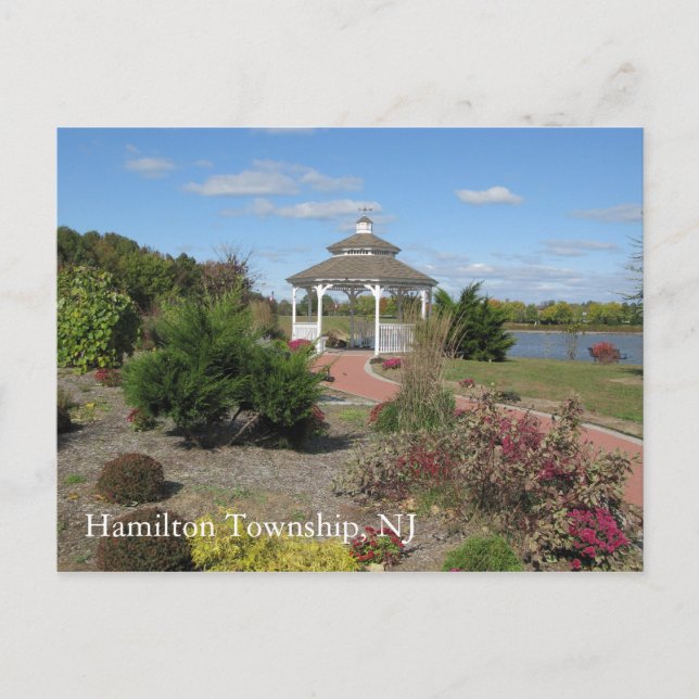 Carte Postale Canton de Hamilton, NJ (Devant)