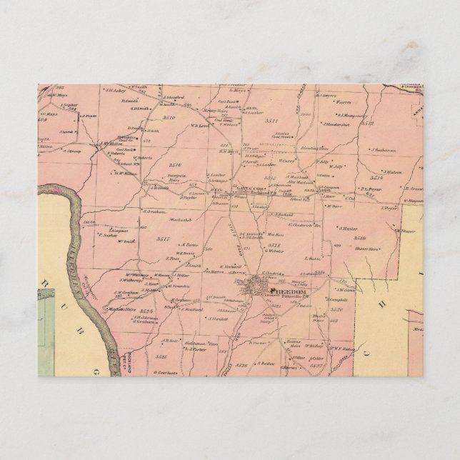 Carte Postale Canton de Rockland (Devant)