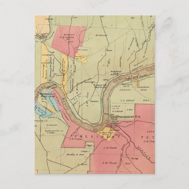 Carte Postale Canton du président (Devant)