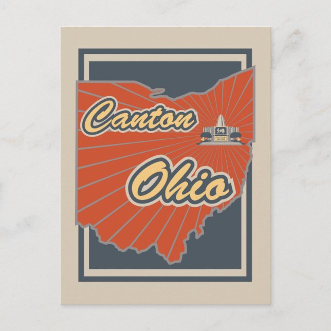 Carte postale Canton, Ohio - Carte postale Voyage (Devant)