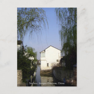 Carte Postale Canton sur l'eau/Voyage Photo Suzhou, Chine