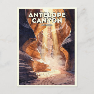 Carte Postale Canyon Antelope Arizona Vintage