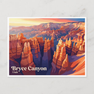 Carte Postale Canyon Bryce Utah