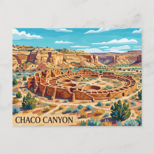 Carte Postale Canyon de Chaco Nouveau-Mexique